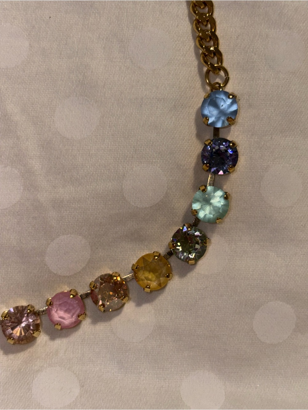 TOVA Mini Oakland Necklace in Fairy Dust Mix - Picture 9 of 9